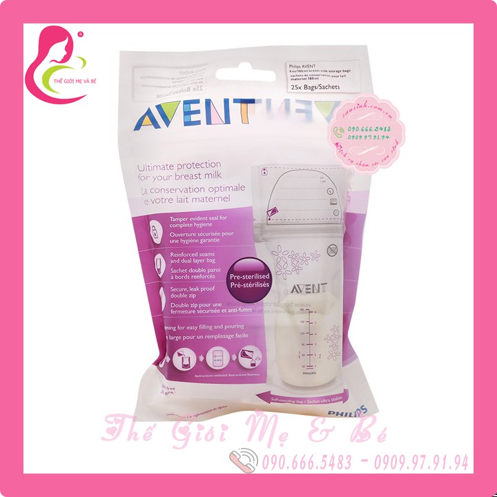 Túi trữ sữa Philips Avent