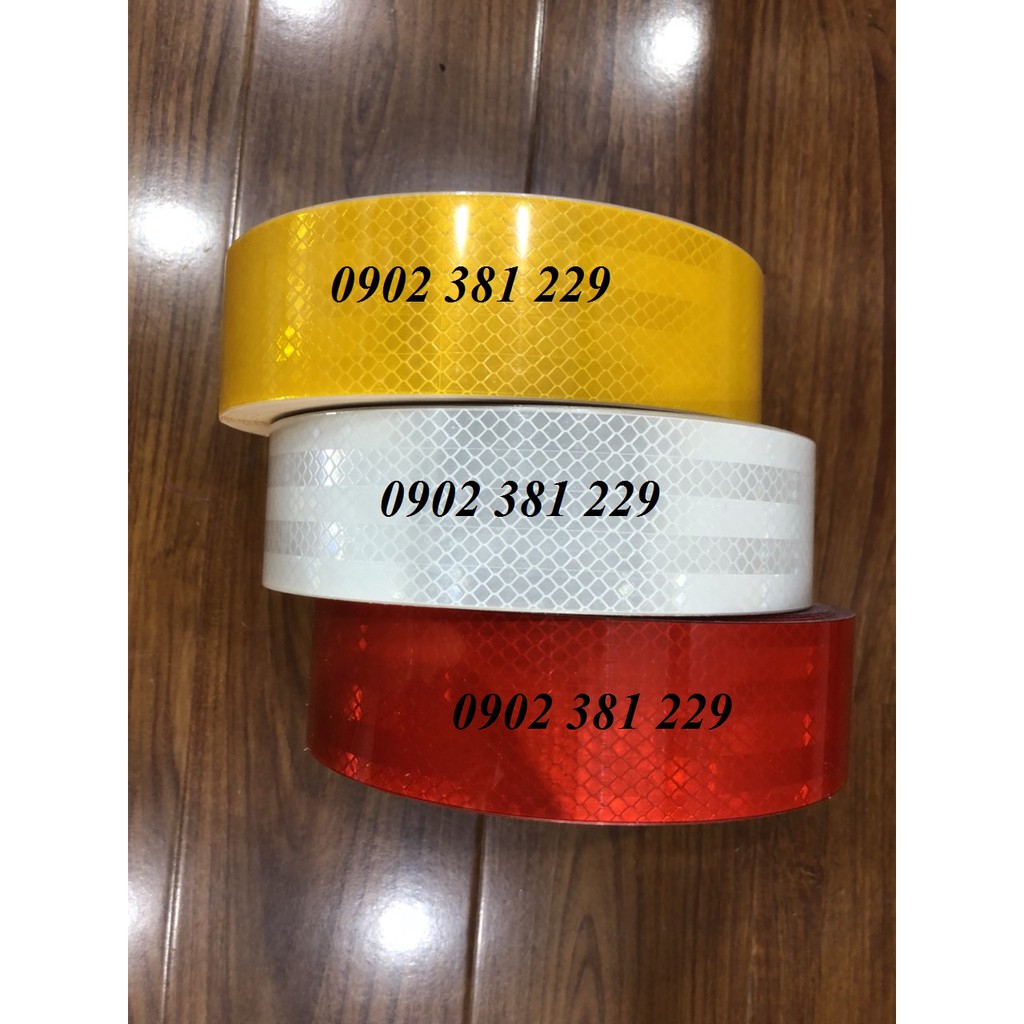 Băng keo phản quang tổ ong kim cương 3900 khổ 5cm x 45m (loại tốt)
