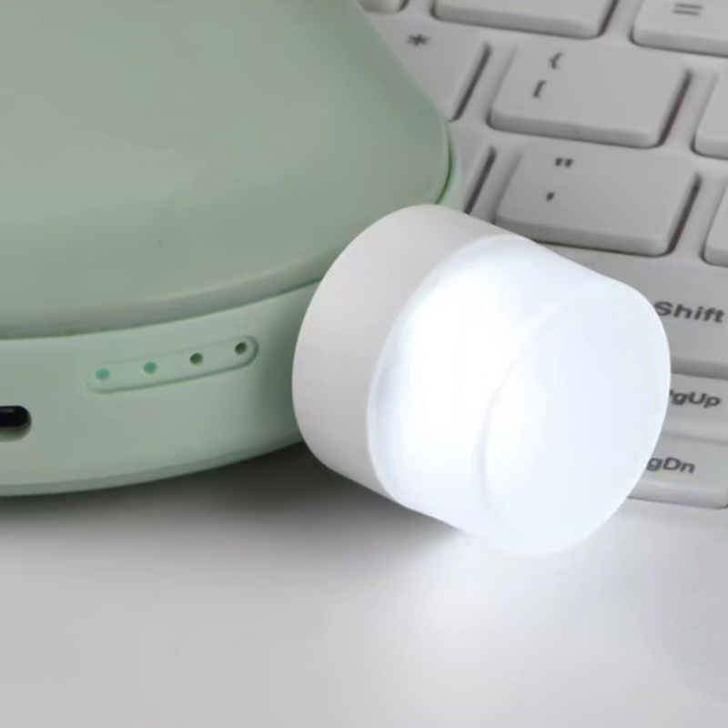 Đèn Ngủ LED USB Mini Hình Tròn Di Động Tiện Dụng