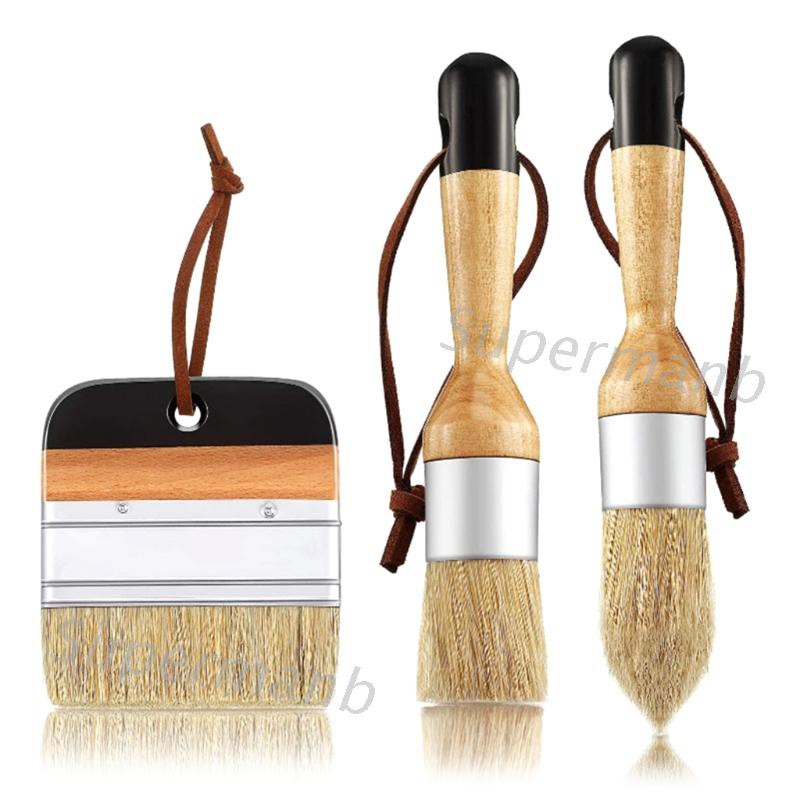 Set 3 Cọ Vẽ Chuyên Dụng