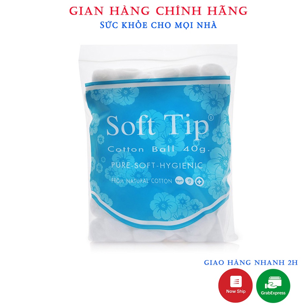 Bông Gòn Đút Tai Cho Mẹ Sau Sinh - Bông Viên Softtip - Nhập Khẩu Từ Thái Lan Bông Tròn Soft Tip