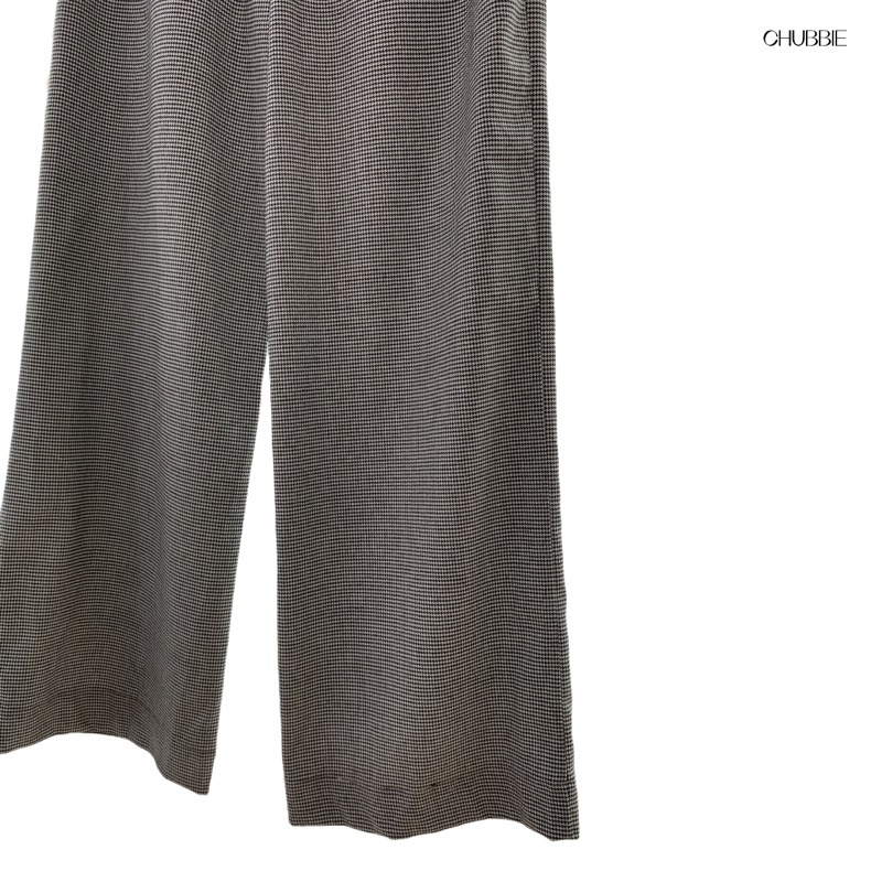QUẦN KAKI SUÔNG VẢI KẺ NHỎ CHUBBIE - CHUBBIE CHECKED PANTS | BigBuy360 - bigbuy360.vn