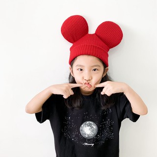 Nón Len Tai Chuột Mickey Dễ Thương Cho Bé