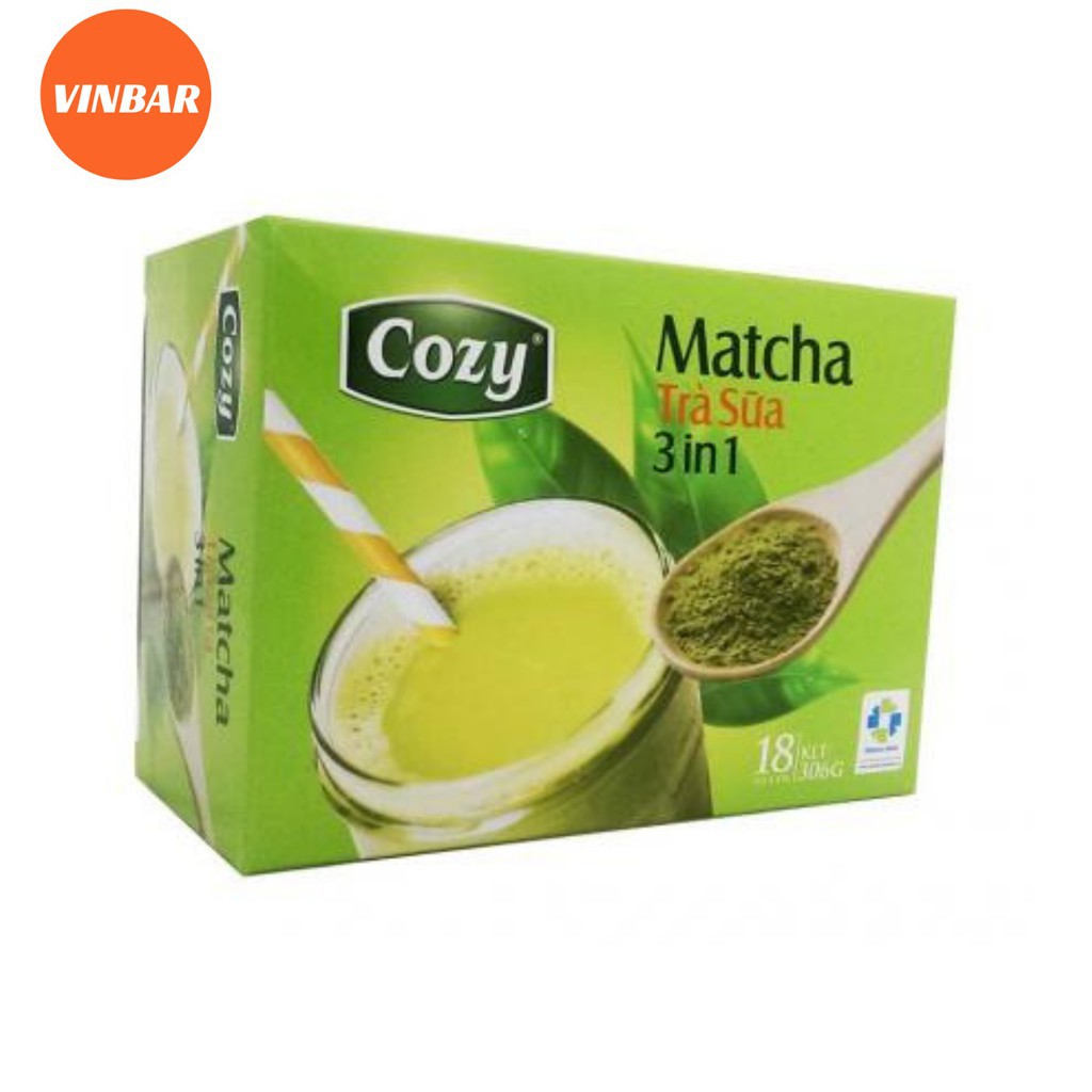 Trà Cozy IceTea các Hương Đào-Chanh-Sâm Bí Đao-Chanh Hương Nhài-Vải-Matcha Trà sữa 3in1- Gừng