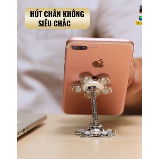 LOẠI TỐT_ Giá đỡ điện thoại hút chân không 5 cánh | WebRaoVat - webraovat.net.vn