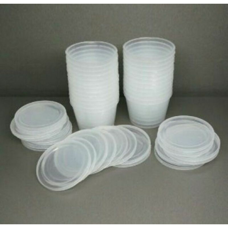 Hộp nhựa làm bánh flan, caremel 10 hộp
