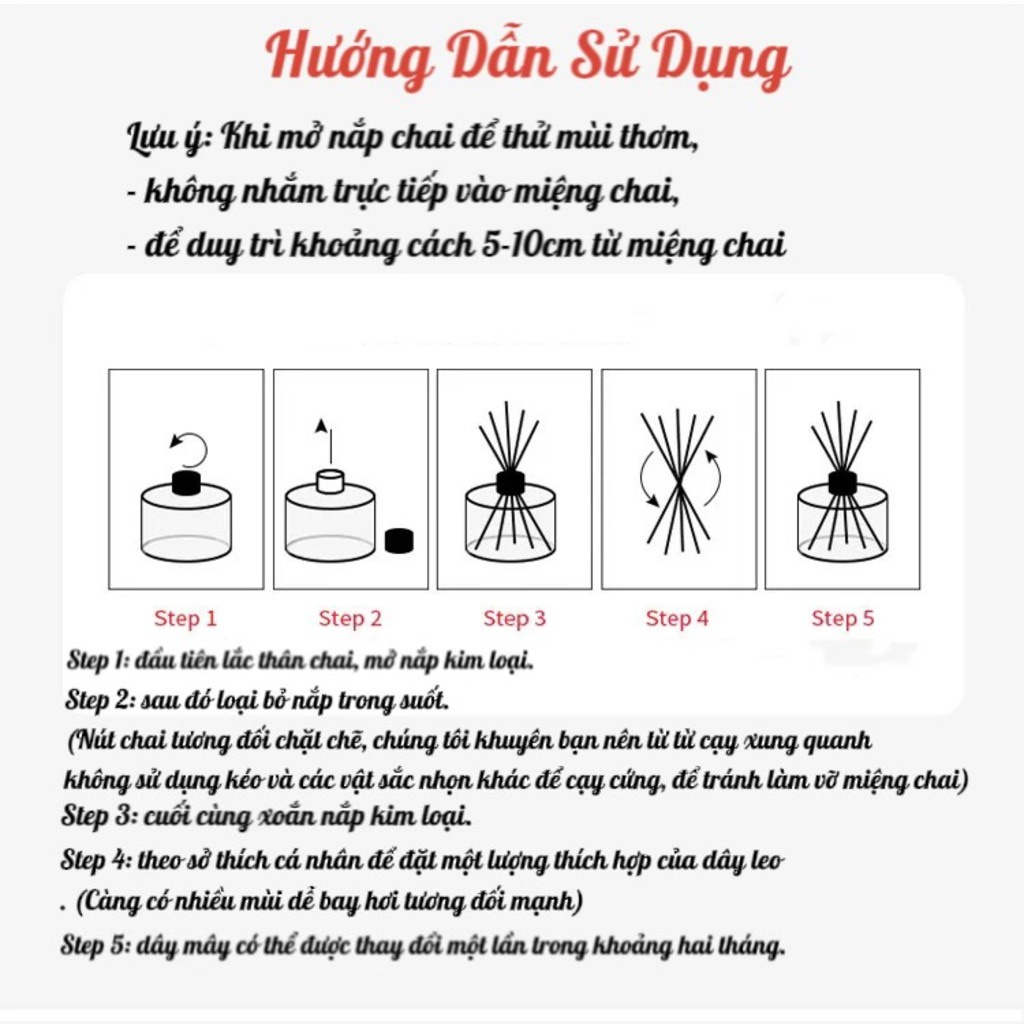 Tinh dầu thơm phòng kèm nước hoa thơm mát lọ khuếch tán hương thơm - TD43