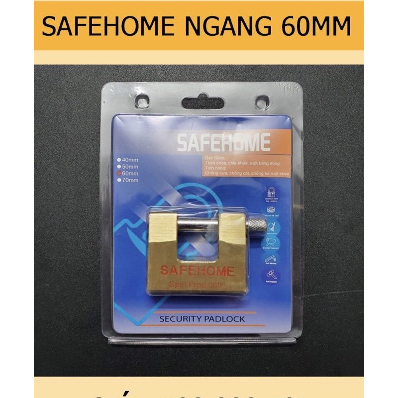 Khoá chống trộm cầu ngang Safehome 360-chống đoản