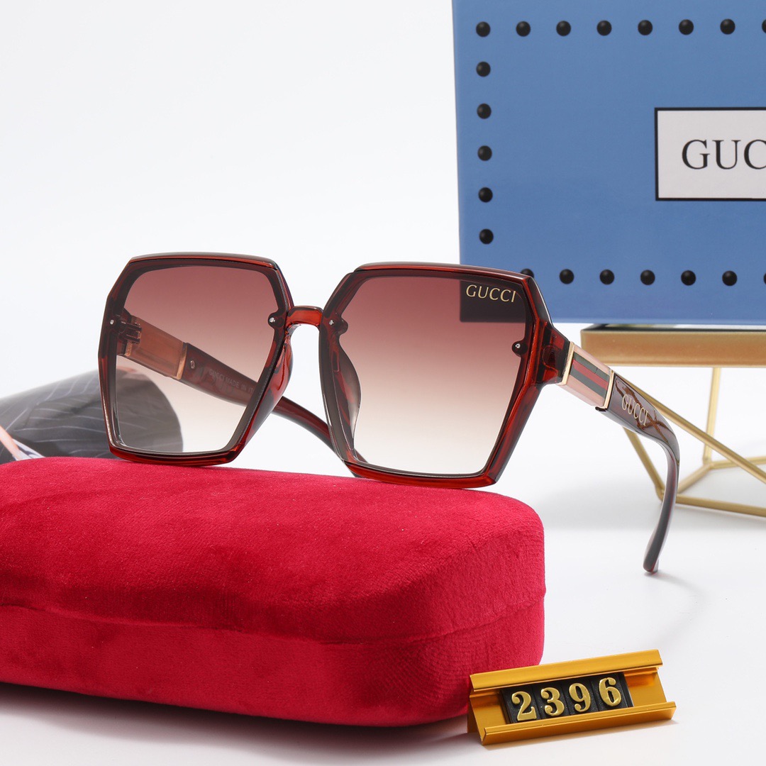 Gucci_ Kính râm 2021 Thời trang Hàn Quốc mới Kính râm phân cực nam và nữ Cặp đôi hợp thời trang Du lịch ngoài trời Kính râm lái xe thời trang Ngôi sao đường phố Chụp ảnh Wild Anti-UV Kính râm