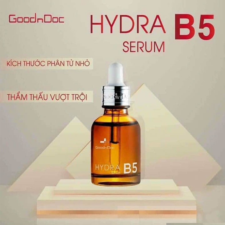 Serum b5 goodndoc hydra, tinh chất dưỡng ẩm cấp nước phục hồi da hàn quốc dành cho da dầu mụn da khô nhạy cảm hỗn hợp