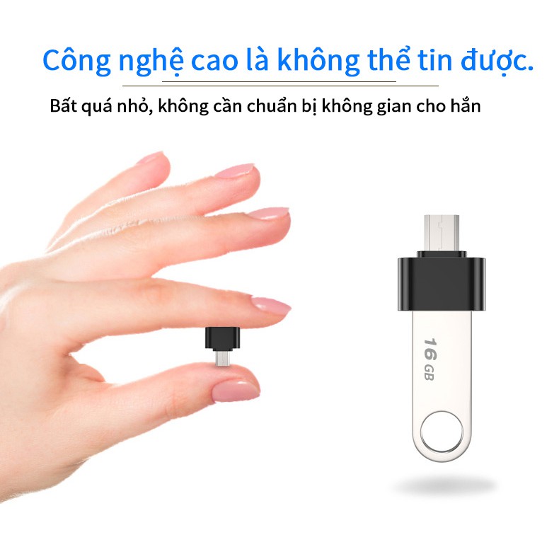 Đầu chuyển đổi cáp OTG sang Micro USB cho PC / máy tính bảng Android Samsung Sony