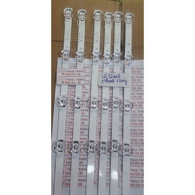 Thanh LED TiVi LCD LG 32 inch 6 Bóng - Giá 1 Máy 3 Thanh