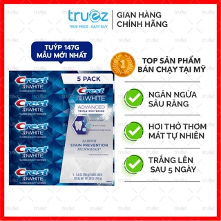 Kem Đánh Răng Crest 3D White Advanced Triple Whitening 158g