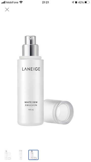 Sữa Dưỡng Trắng Da Laneige White Dew Emulsion 100ml