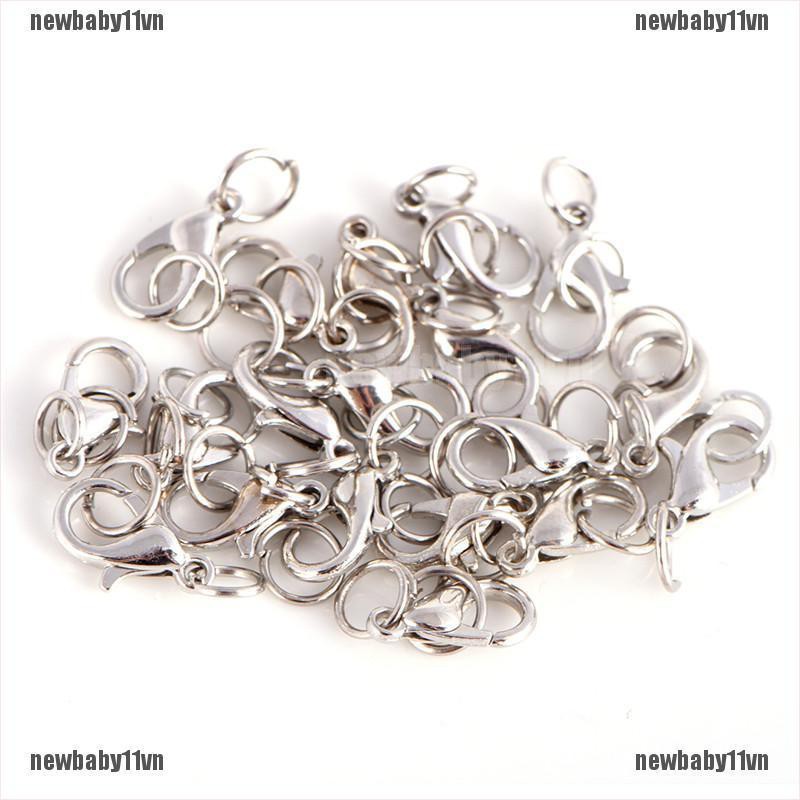 Set 20 Móc Kẹp Tôm Hùm Bằng Hợp Kim Làm Trang Sức Thủ Công