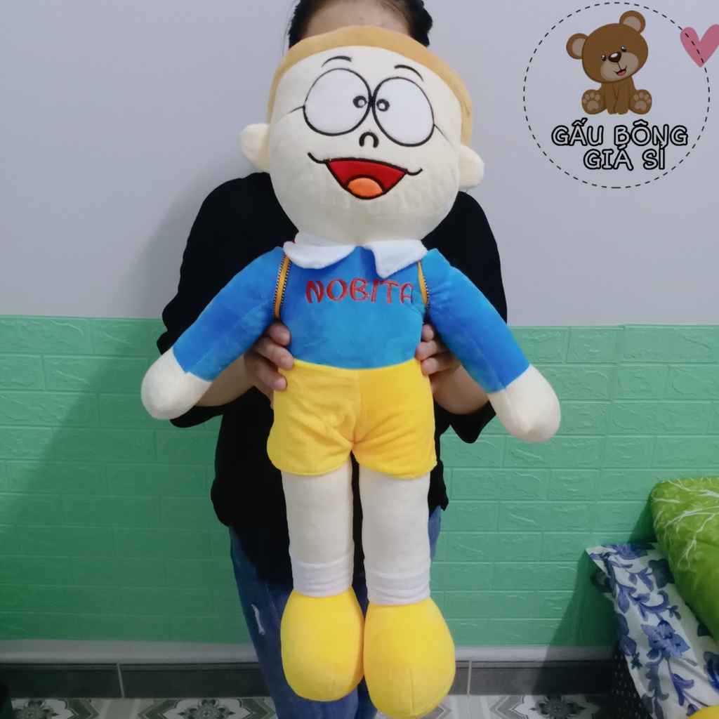 NOBITA NHỒI BÔNG SIZE LỚN [65cm] GẤU BÔNG NOBITA