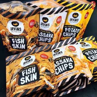 Snack da cá trứng muối Irvins Singapore