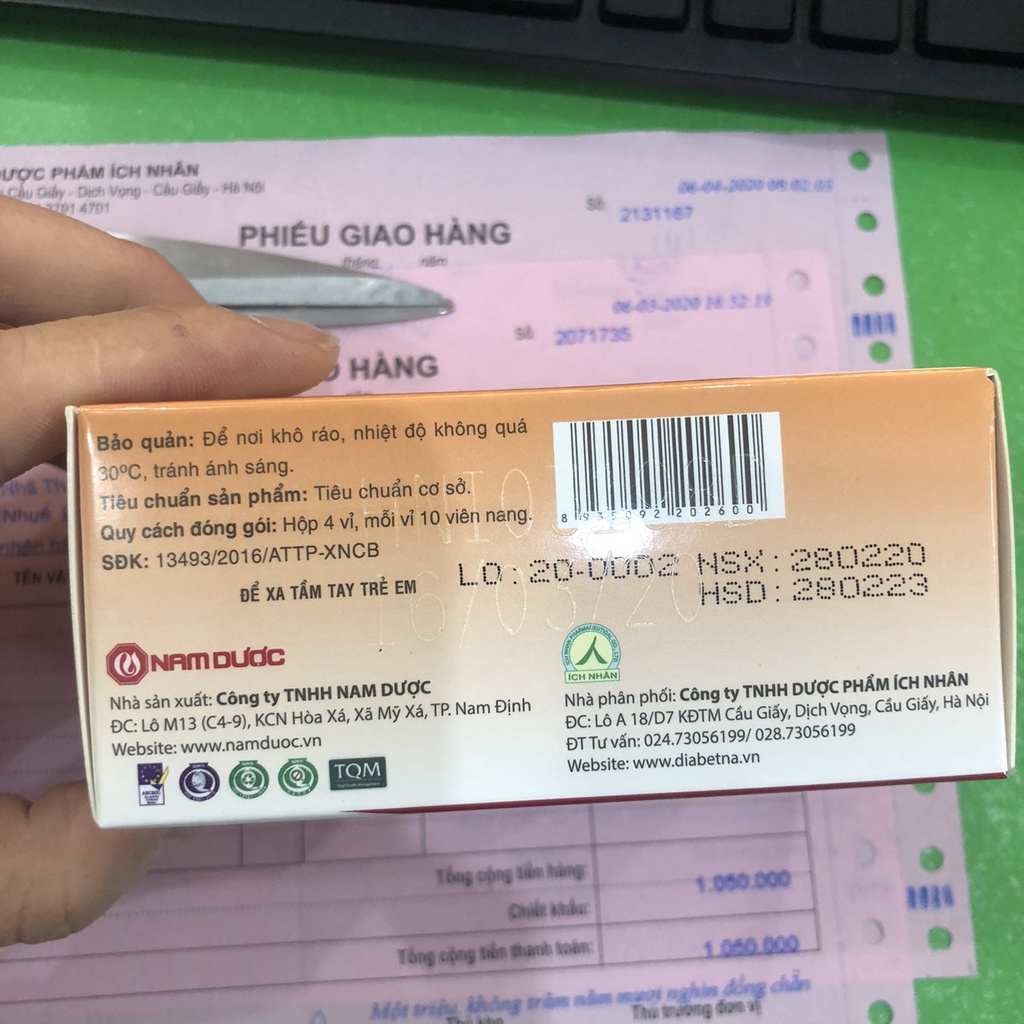 Diabetna - Hỗ trợ kiểm soát đường huyết