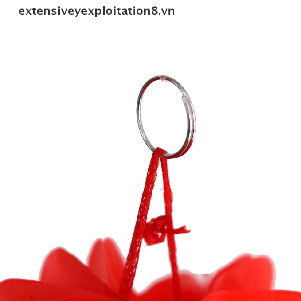 Set 6 Lồng Đèn Giấy Màu Đỏ Phong Cách Trung Hoa Trang Trí Năm Mới 2020