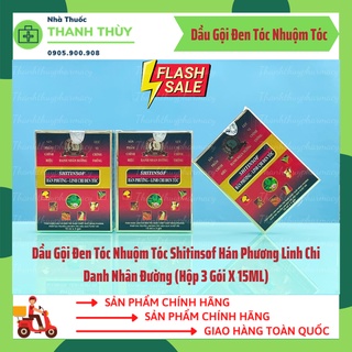Dầu Gội Đen Tóc Nhuộm Tóc Shitinsof Hán Phương Linh Chi Danh Nhân Đường