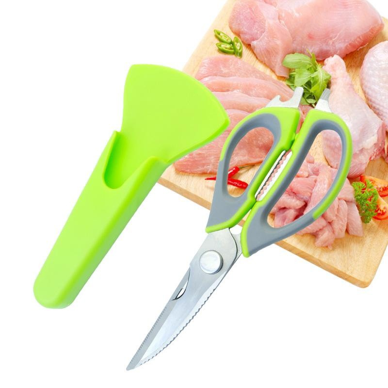 Kéo cắt đa năng (cắt xương,đánh vẩy cá, thay giao gọt,mở bia, khui hộp,tách quả )