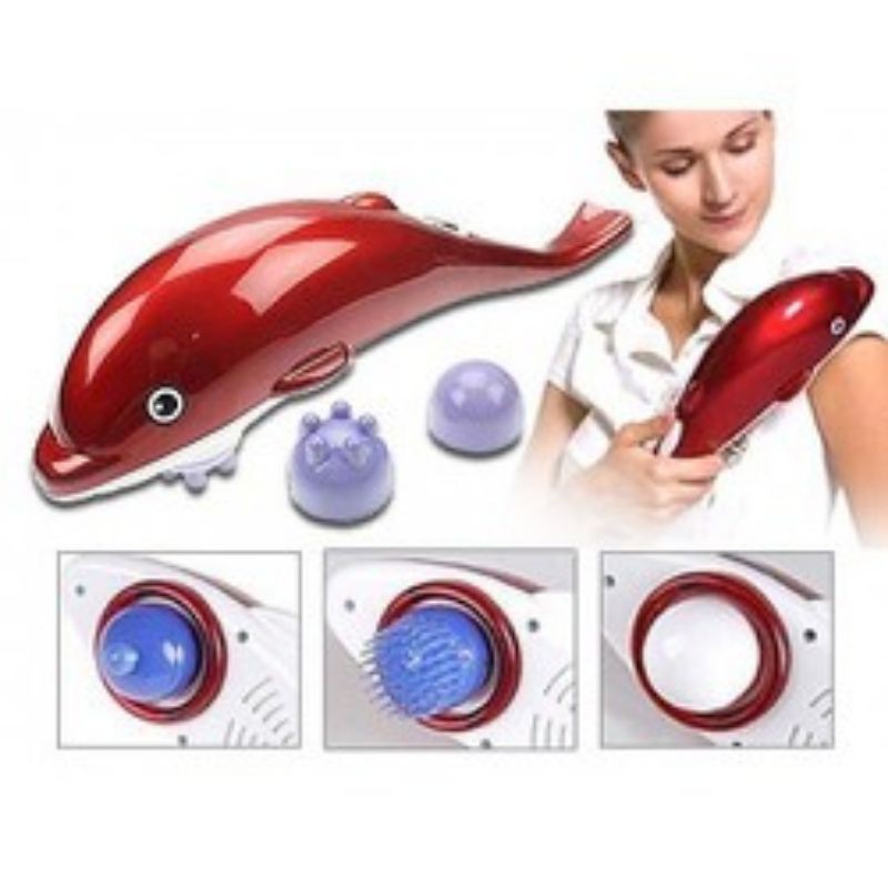 Máy massage cầm tay Dophin, hình cá heo, tiện lợi, dễ sử dụng - Soleil shop