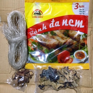 Set nguyên liệu làm bánh đa nem ngon, sạch