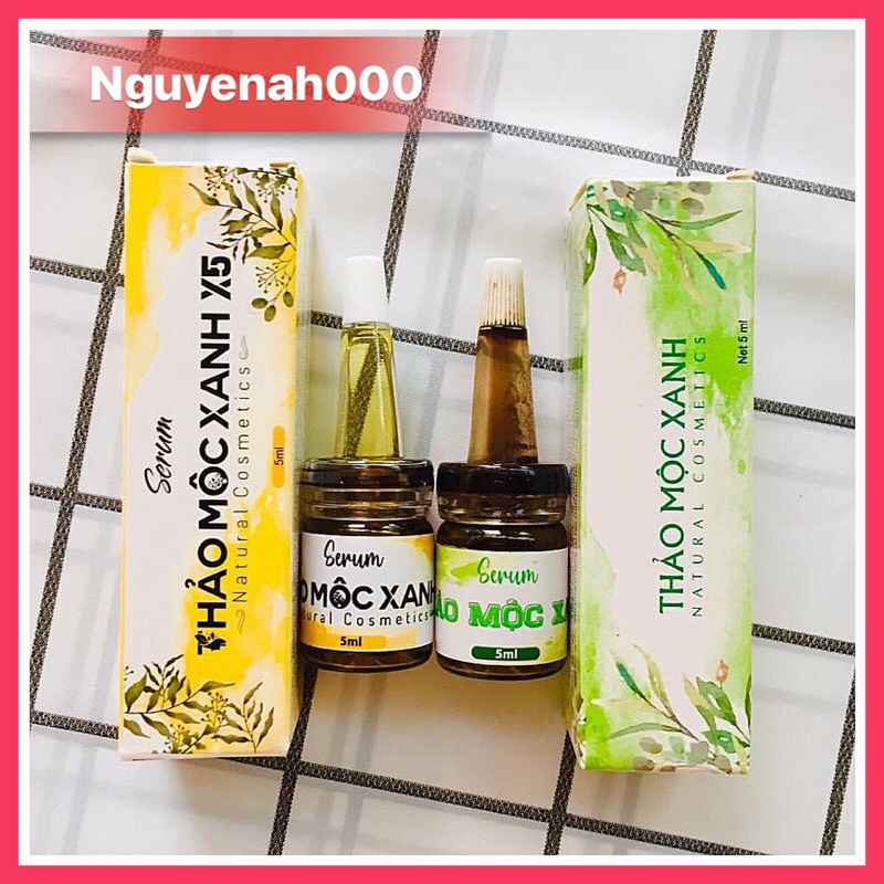 SERUM THẢO MỘC XANH X5