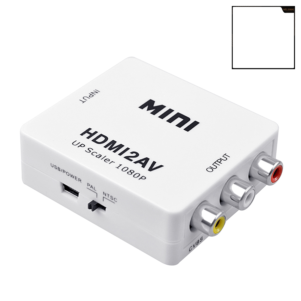 Bộ Chuyển Đổi Âm Thanh / Video Hdmi-Compatible Sang Av Rca Cvbs 1080p Cho Hdtv