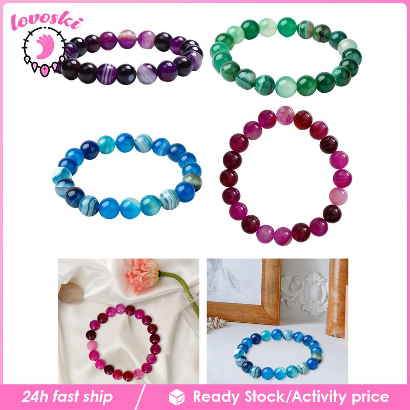 Vòng Tay Chuỗi Hạt 10mm Lãng Mạn Cho Cô Dâu Ngày Valentine