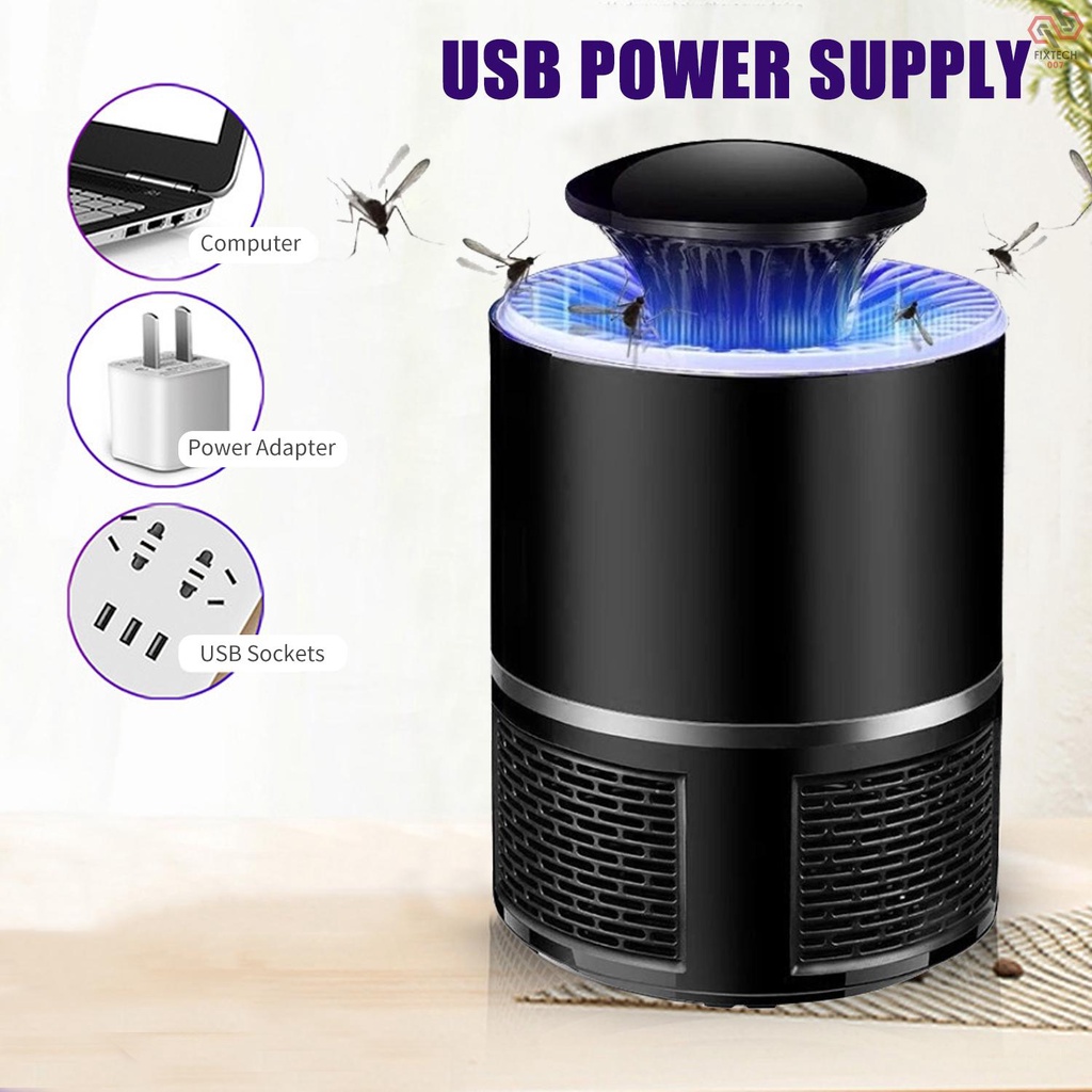 Đèn Led Diệt Muỗi / Côn Trùng Không Độc Hại 360 Độ Sạc Usb Tiện Dụng Cho Gia Đình