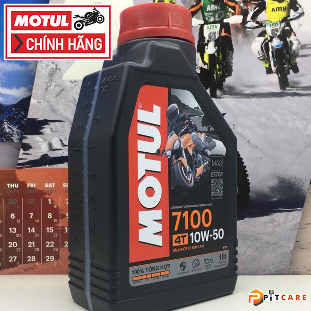 Nhớt Xe Số Cao Cấp Motul 7100 4T 10W50 Có Chiết Lẻ