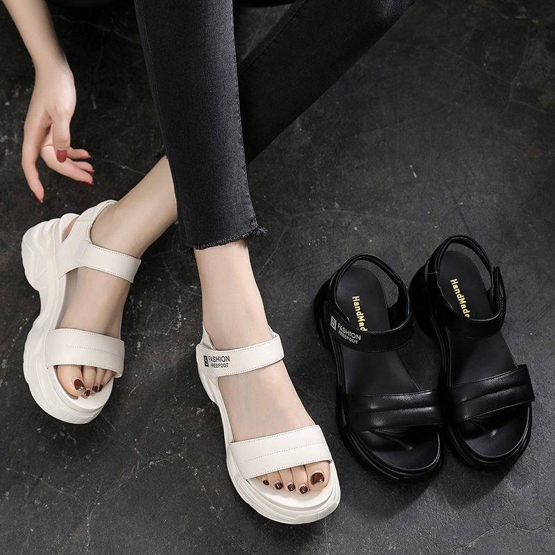 Dép xăng đan Giày Sandal Da Mềm Đế Dày Thời Trang Đi Biển Mùa Hè Dễ Phối Đồ