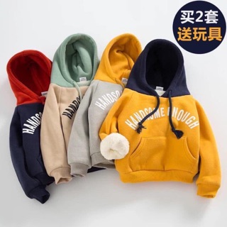 Áo nỉ dày dặn lót lông