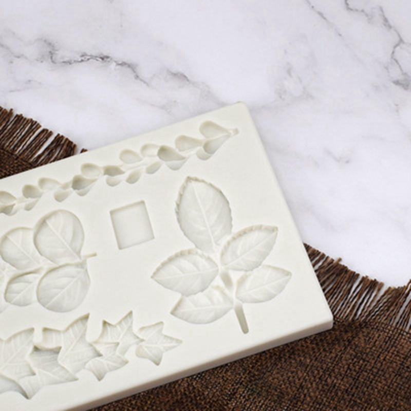 Khuôn Silicone Tạo Hình Hoa Hồng Trang Trí Bánh