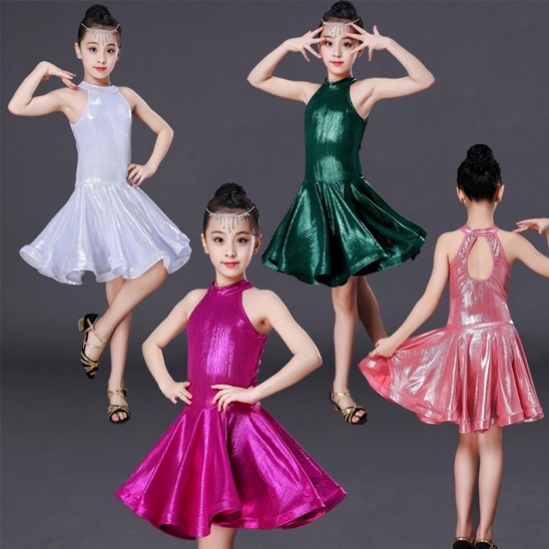 Đầm khiêu vũ dance biểu diễn bé gái