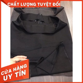 CHÂN VÁY CÔNG SỞ THUN ÔM ĐEN
