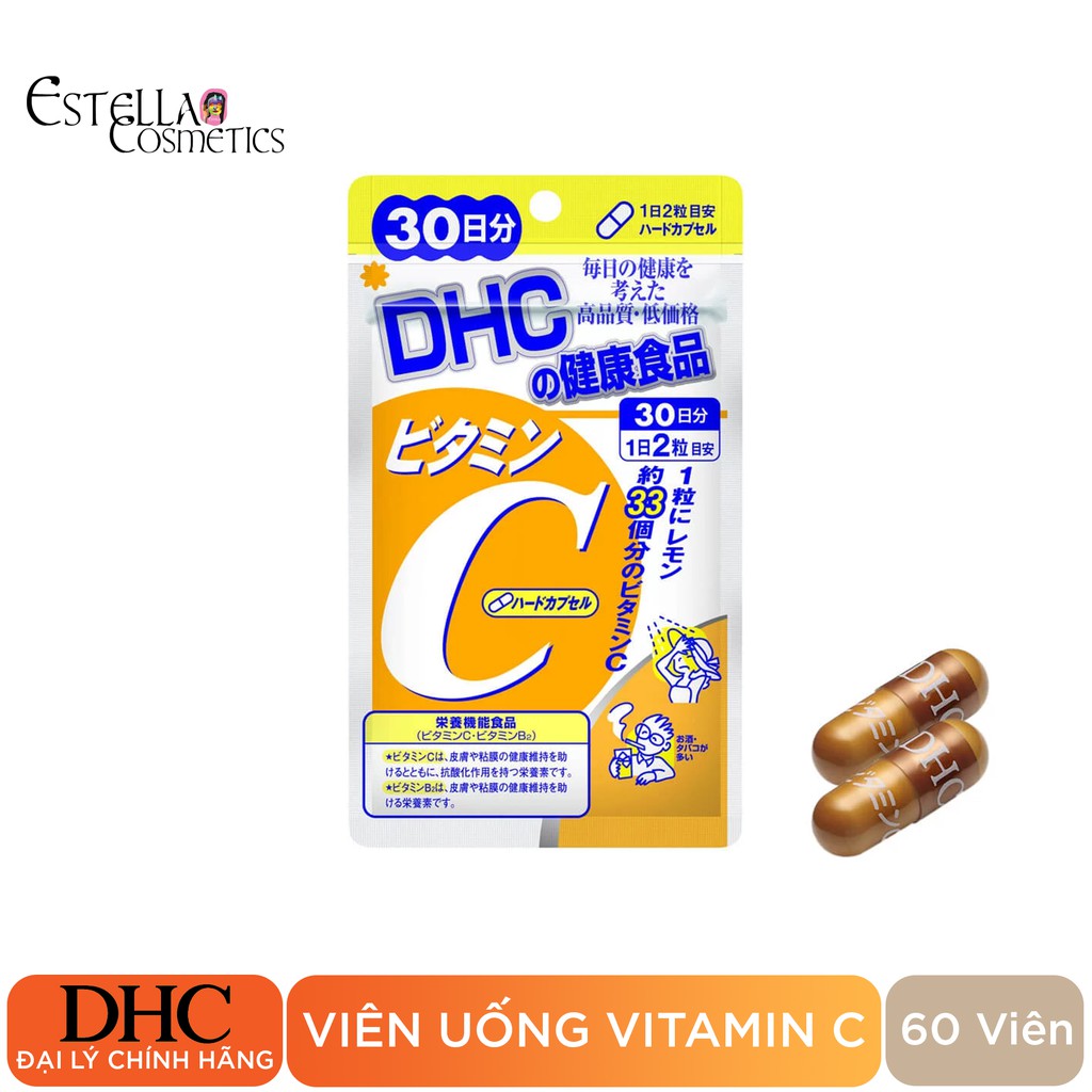 Viên uống DHC Vitamin C Hard Capsule (30 Ngày, 90 Ngày)