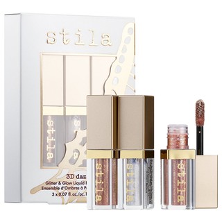 [[TÁCH SET] Nhũ Mắt STILA 3D Dazzle Mini Glitter & Glow Liquid Shadow Set