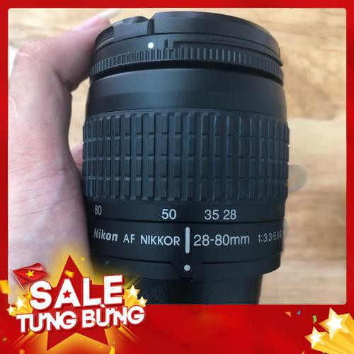 [Giá Sock] Ống Kính Nikon AF Nikkor 28-80mm f/3.3-4.5 Dùng cho cả FF và Crop