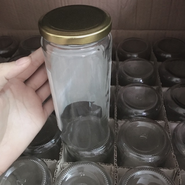 Hũ thuỷ tinh nắp thiếp