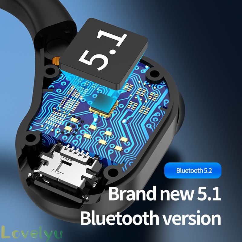 ◀READY▶New Bluetooth 5.2 Headset Wireless Earbud Earphones Stereo Headphones Ear Hook# Good Quality