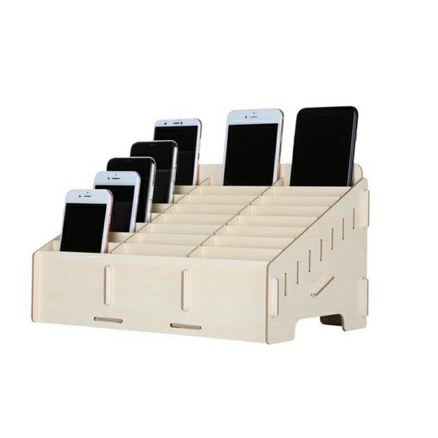 Khay đựng màn hình điện thoại bằng gỗ tiện dụng chất lượng cao
