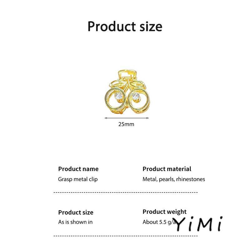 Kẹp Tóc Kim Loại Nhỏ Nhắn Dễ Thương Xinh Xắn