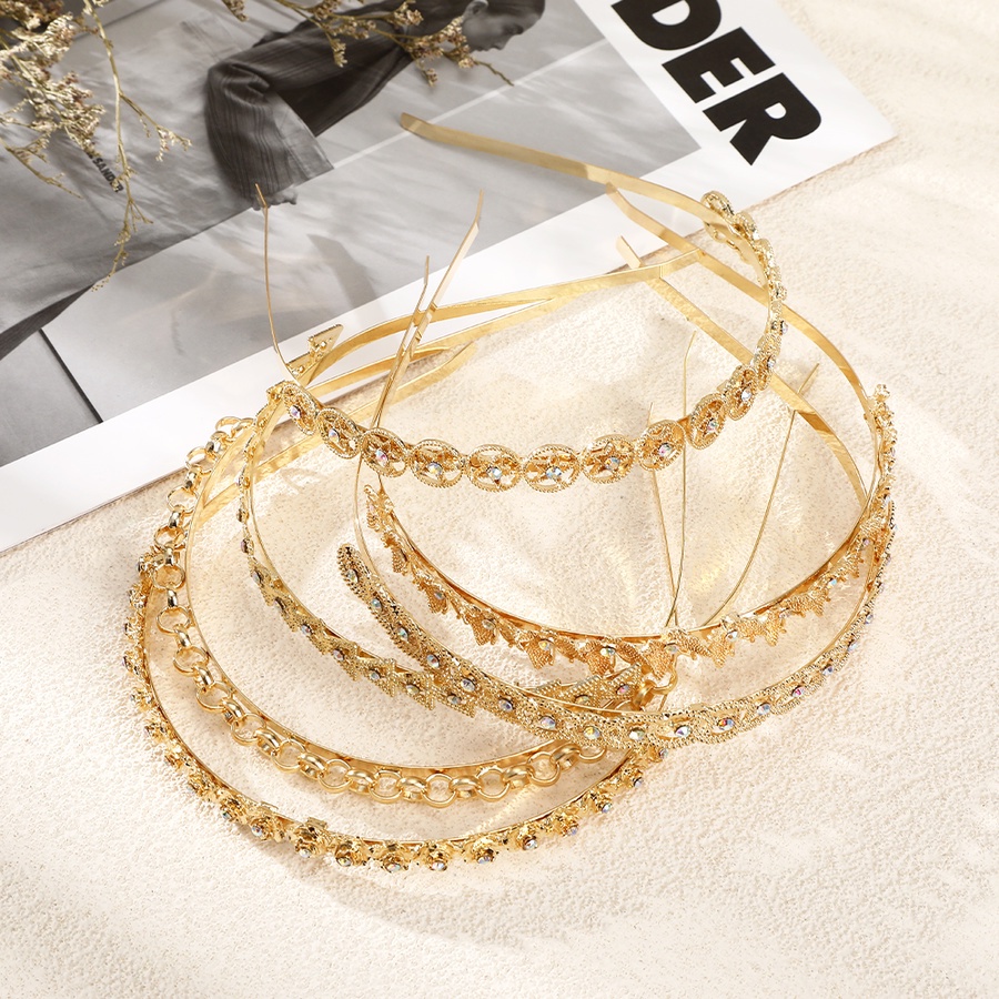 Băng Đô Cài Tóc Đính Đá Pha Lê Hợp Thời Trang Sang Trọng Cho Nữ