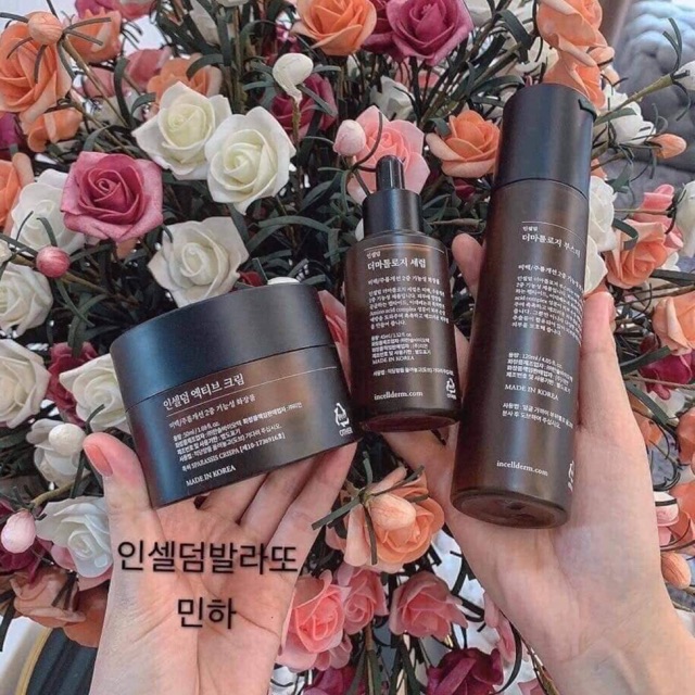 INCELLDERM giúp da căng bóng mờ thâm chống lão hoá.