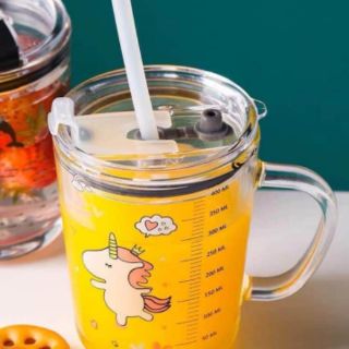 CỐC PHA SỮA THUỶ TINH CHIA VẠCH 350ml