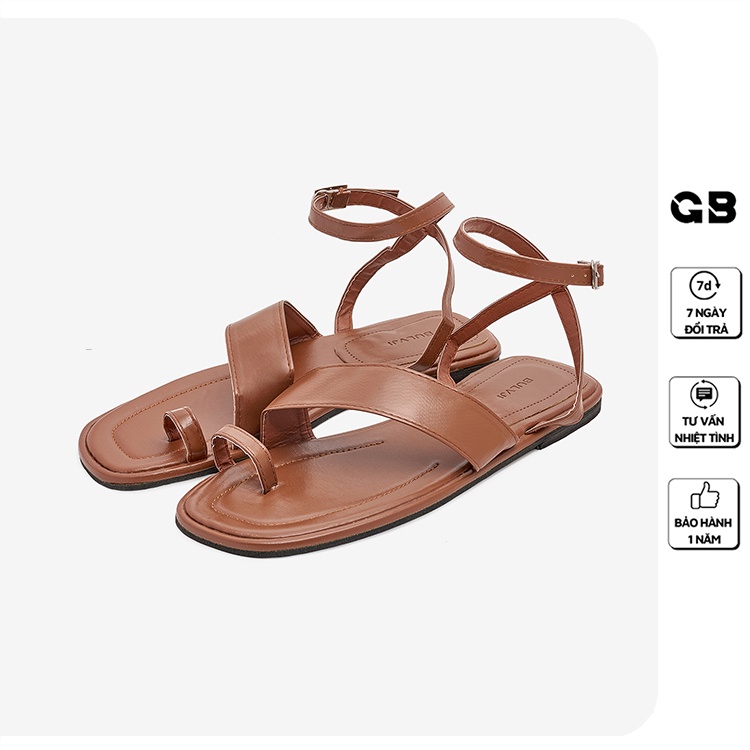 [Mã WABRTET giảm 10% đơn 99K] Giày sandal nữ giayBOM quai dây chéo kết hợp xỏ ngón cá tính B1254