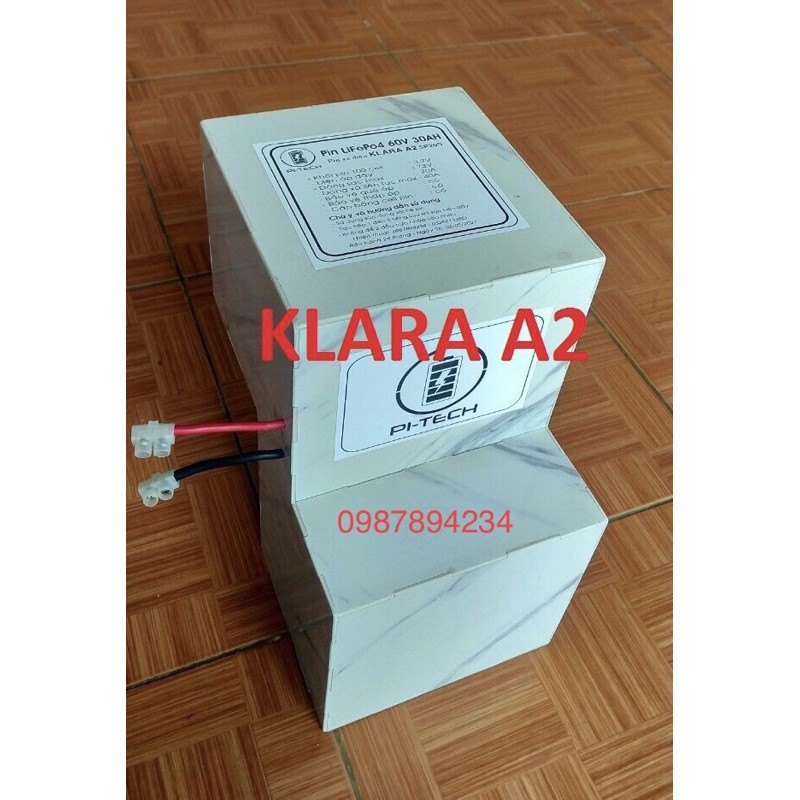 Pin lithium sắt 20S 60V 30Ah cho xe Kalara A2