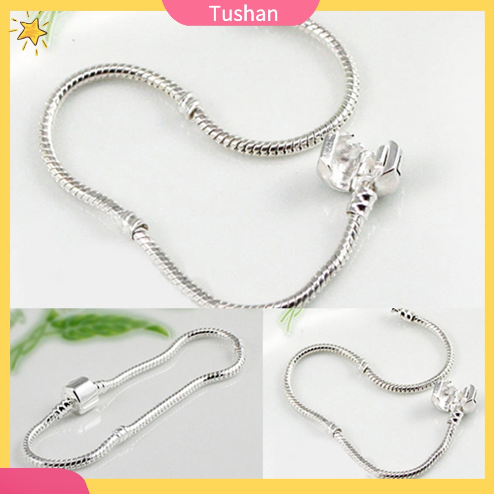 Vòng đeo tay mạ bạc dạng chuỗi rắn độc đáo